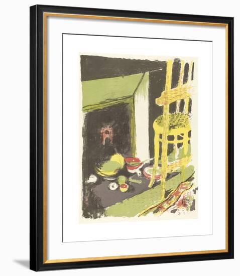 The Hearth (L'atre)-Edouard Vuillard-Framed Premium Giclee Print