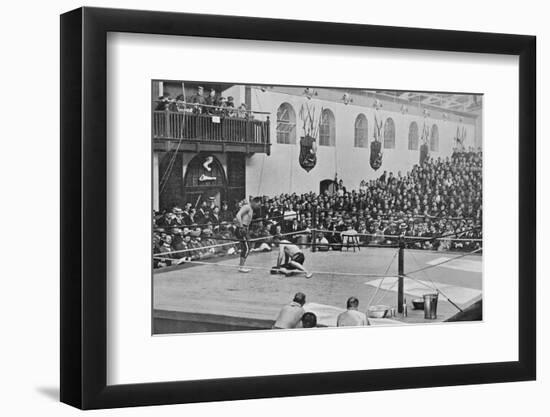 The Heavyweight Championship at Aldershot, c1901, (1903)-C Knight-Framed Photographic Print