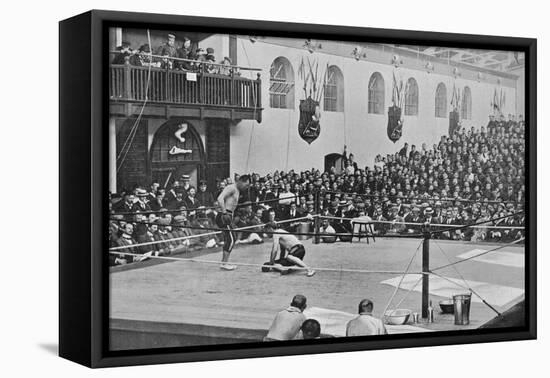 The Heavyweight Championship at Aldershot, c1901, (1903)-C Knight-Framed Premier Image Canvas