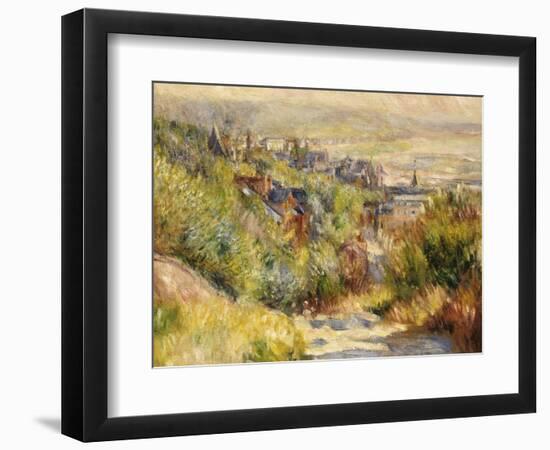 The Heights at Trouville-Pierre-Auguste Renoir-Framed Giclee Print