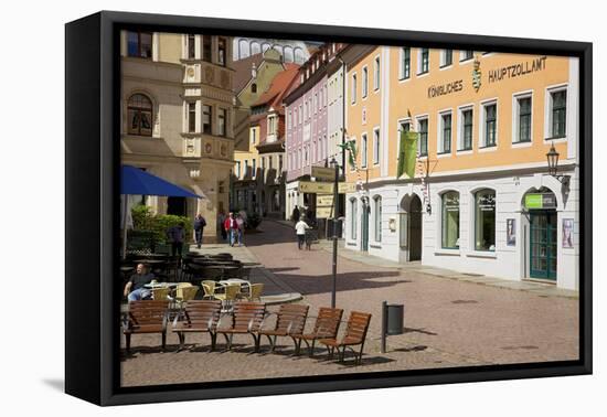 The Heinrichsplatz in the Old Town of Mei§en-Uwe Steffens-Framed Premier Image Canvas