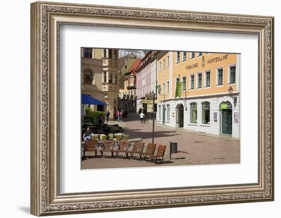 The Heinrichsplatz in the Old Town of Mei§en-Uwe Steffens-Framed Photographic Print