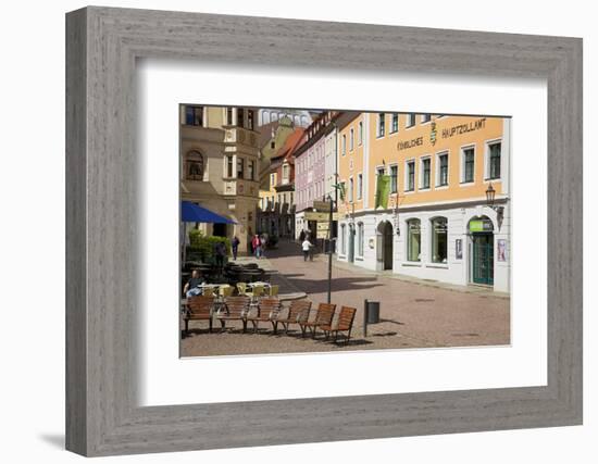 The Heinrichsplatz in the Old Town of Mei§en-Uwe Steffens-Framed Photographic Print