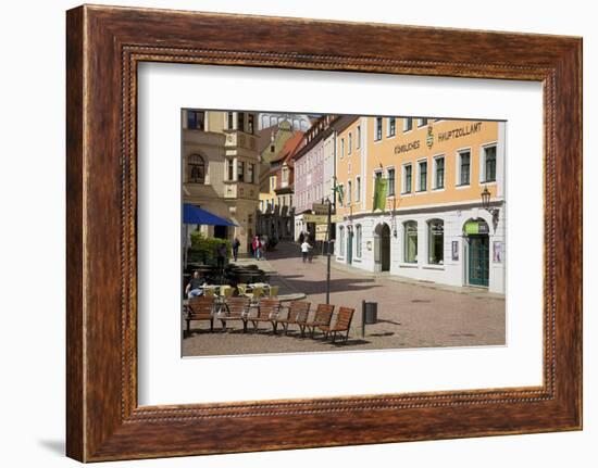 The Heinrichsplatz in the Old Town of Mei§en-Uwe Steffens-Framed Photographic Print