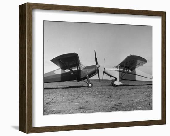 The Helioplane's Big 9 Foot Propeller Is Shown with Conventional 6 Foot Porpeller-Yale Joel-Framed Photographic Print