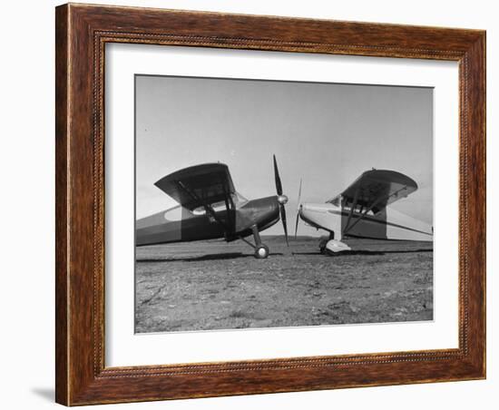 The Helioplane's Big 9 Foot Propeller Is Shown with Conventional 6 Foot Porpeller-Yale Joel-Framed Photographic Print