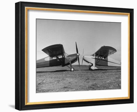 The Helioplane's Big 9 Foot Propeller Is Shown with Conventional 6 Foot Porpeller-Yale Joel-Framed Photographic Print