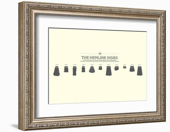 The Hemline Index-Stephen Wildish-Framed Art Print