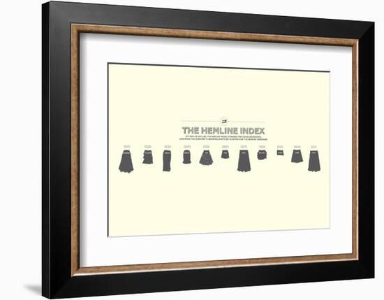 The Hemline Index-Stephen Wildish-Framed Art Print