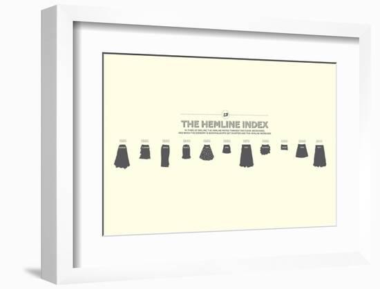 The Hemline Index-Stephen Wildish-Framed Art Print