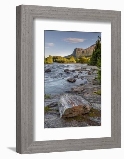 The Hemsila river in summer, Norway-Bernard Castelein-Framed Photographic Print