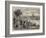 The Henley-On-Thames Regatta, a Sketch by the Riverside-Henry Woods-Framed Giclee Print