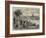 The Henley-On-Thames Regatta, a Sketch by the Riverside-Henry Woods-Framed Giclee Print