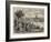 The Henley-On-Thames Regatta, a Sketch by the Riverside-Henry Woods-Framed Giclee Print