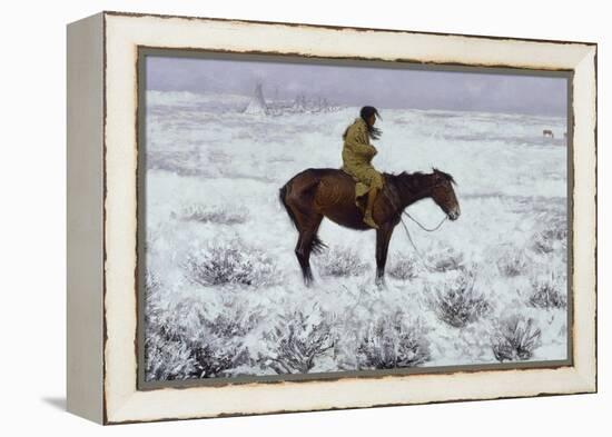 The Herd Boy, 1905-Frederic Sackrider Remington-Framed Premier Image Canvas