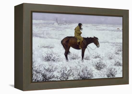 The Herd Boy, 1905-Frederic Sackrider Remington-Framed Premier Image Canvas