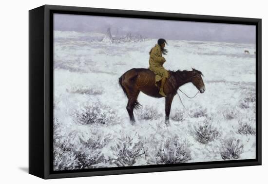 The Herd Boy, 1905-Frederic Sackrider Remington-Framed Premier Image Canvas