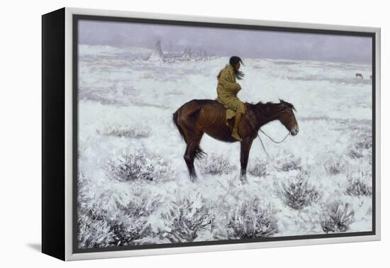 The Herd Boy, 1905-Frederic Sackrider Remington-Framed Premier Image Canvas