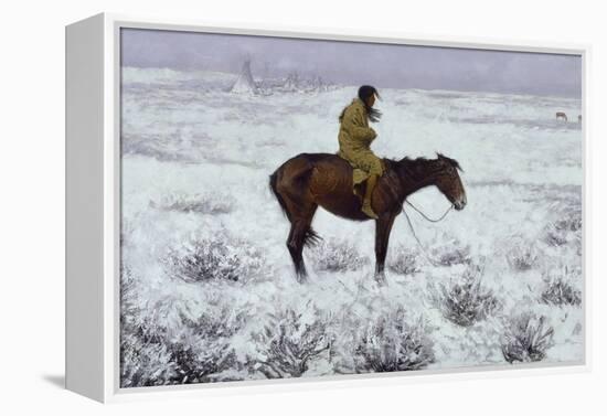 The Herd Boy, 1905-Frederic Sackrider Remington-Framed Premier Image Canvas