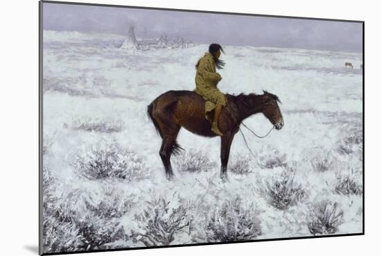 The Herd Boy, 1905-Frederic Sackrider Remington-Mounted Giclee Print