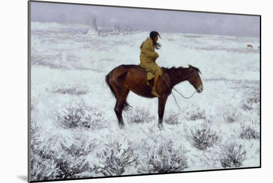 The Herd Boy-Frederic Sackrider Remington-Mounted Giclee Print