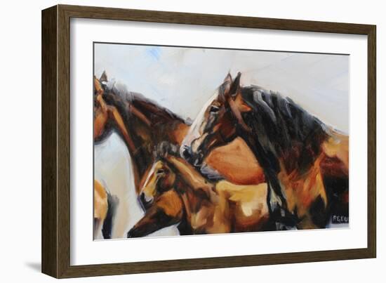 The Herd-Renee Gould-Framed Giclee Print