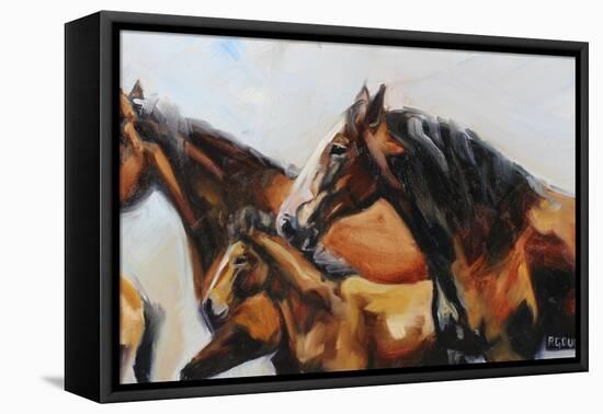 The Herd-Renee Gould-Framed Premier Image Canvas