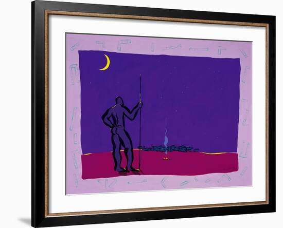 The Herdsman-Gerry Baptist-Framed Giclee Print