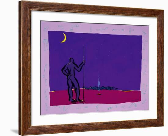 The Herdsman-Gerry Baptist-Framed Giclee Print