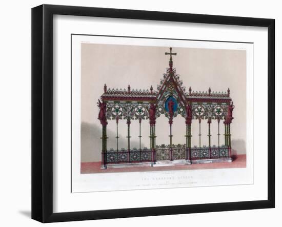 The Hereford Screen, 19th Century-John Burley Waring-Framed Giclee Print