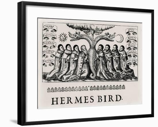 The Hermes Bird, from 'Theatrum Chemicum', 1652-null-Framed Giclee Print