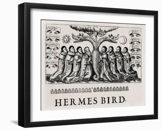 The Hermes Bird, from 'Theatrum Chemicum', 1652-null-Framed Giclee Print