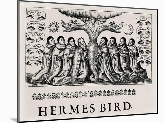 The Hermes Bird, from 'Theatrum Chemicum', 1652-null-Mounted Giclee Print