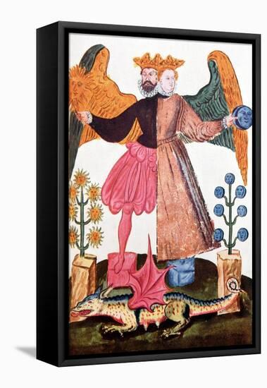 The Hermetic Androgyne, Late 17th Century-null-Framed Premier Image Canvas