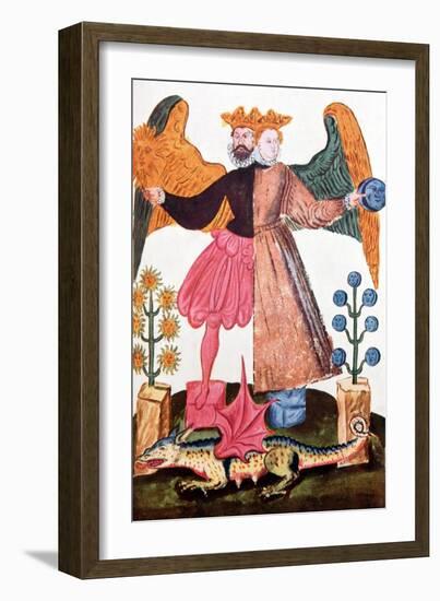 The Hermetic Androgyne, Late 17th Century-null-Framed Giclee Print