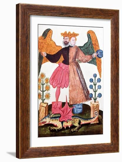 The Hermetic Androgyne, Late 17th Century-null-Framed Giclee Print