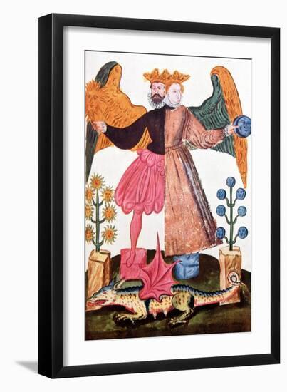 The Hermetic Androgyne, Late 17th Century-null-Framed Giclee Print