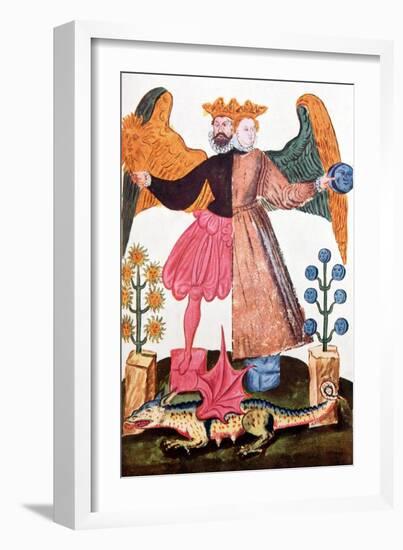 The Hermetic Androgyne, Late 17th Century-null-Framed Giclee Print