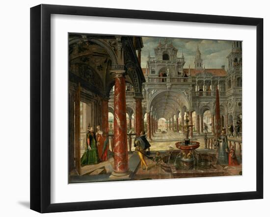 The Hermit and Sleeping Angelica, circa 1626-28-Peter Paul Rubens-Framed Giclee Print