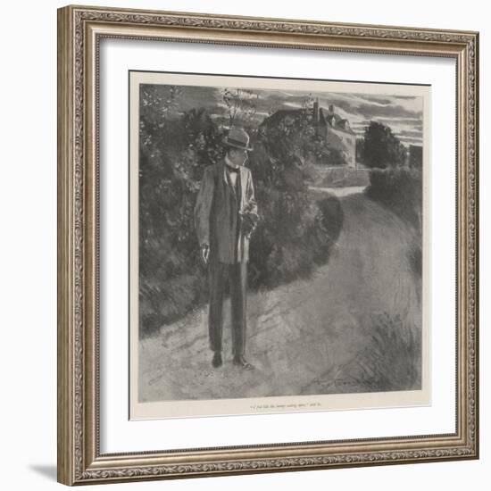 The Hermit of the Yews-Frederick Henry Townsend-Framed Giclee Print