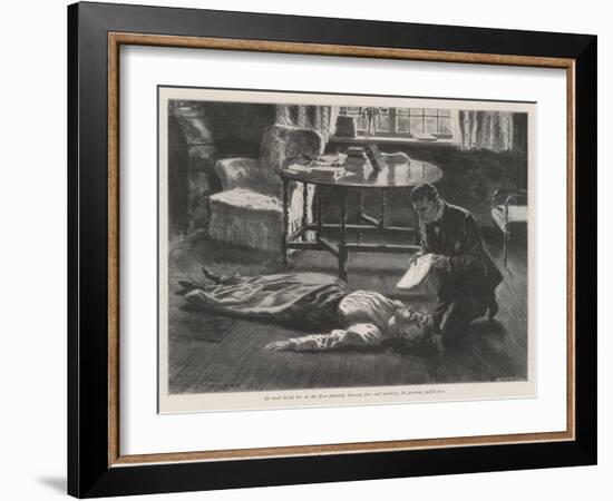 The Hermit of the Yews-Frederick Henry Townsend-Framed Giclee Print