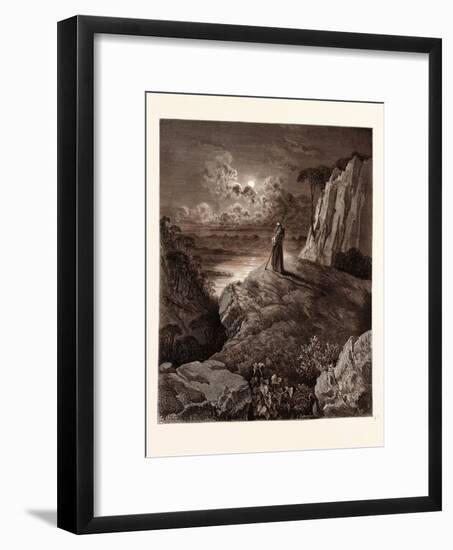 The Hermit on the Mountain-Gustave Dore-Framed Giclee Print