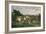 The Hermitage at Pontoise, 1867-Camille Pissarro-Framed Giclee Print