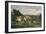 The Hermitage at Pontoise, 1867-Camille Pissarro-Framed Giclee Print