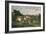 The Hermitage at Pontoise, 1867-Camille Pissarro-Framed Giclee Print