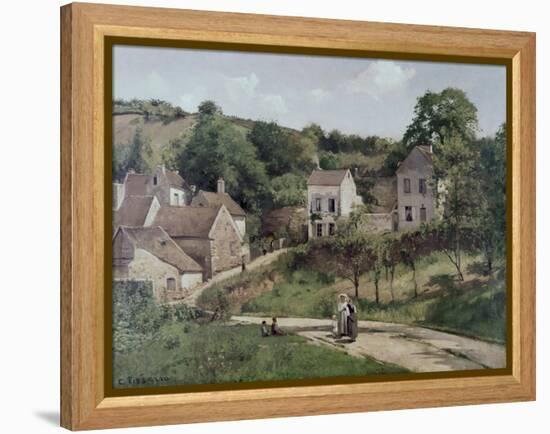 The Hermitage at Pontoise, C.1867-Camille Pissarro-Framed Premier Image Canvas