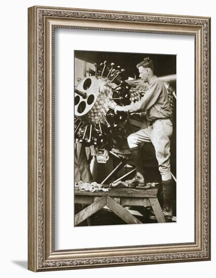 'The Hero of the Decade', 1927-Unknown-Framed Photographic Print