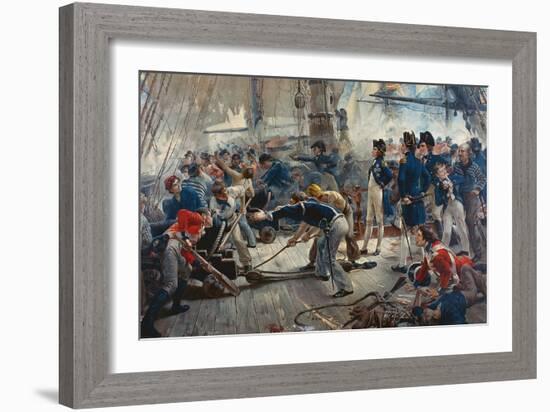 The Hero of Trafalgar-William Heysham Overend-Framed Giclee Print