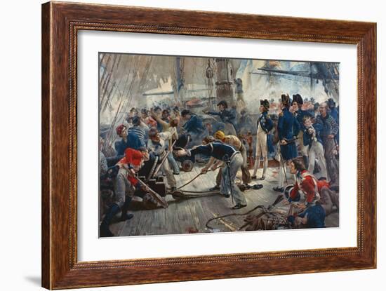 The Hero of Trafalgar-William Heysham Overend-Framed Giclee Print