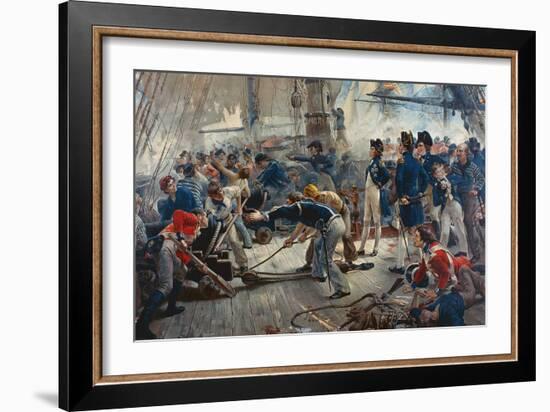 The Hero of Trafalgar-William Heysham Overend-Framed Giclee Print